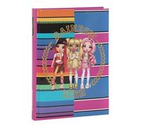 Franco Cosimo Panini Rainbow High School Diary 2024-2025 Official Rainbow High, 12 Month Diary, Ideal for Elementary or Middle School, Laminated Padded Cover, Colour Printed Pages, 13 x 17.8 cm, Pink