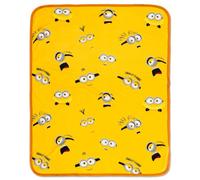 Franco Despicable Me 4 Minions Kids Bedding Super Soft Silk Touch Throw, 40 in x 50 in, (Officially Licensed Product)