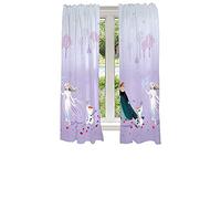 Franco Disney Frozen 2 Kids Room Window Curtain Panels Drapes Set, 82 in x 63 in, Official Disney Product By