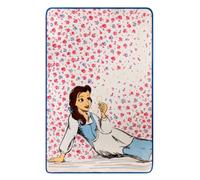 Franco Disney Princess Beauty & The Beast Belle Bedding Super Soft Micro Raschel Throw Blanket, 62 in x 90 in, (Official) Disney Product Collectibles
