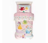 Franco Disney Princess Kids Bedding Super Soft & Cozy Comforter and Sheet Set, Twin, (100% Official Licensed Product)