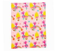 Franco DreamWorks Trolls 3 Band Together Movie Kids Bedding Super Soft Micro Raschel Throw, 46 in x 60 in, (100% Officially Licensed Product)