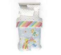 Franco Duvet Cover Set, Microfibre, Care Bears-Care A Lot, 4 Piece Twin Size