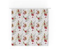 Franco Grinch Holiday Christmas Bath Microfiber Shower Curtain, 72x72, (Officially Licensed Product)