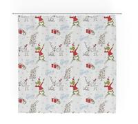 Franco Grinch Holiday Christmas Bath Microfiber Shower Curtain, 72x72, (Officially Licensed Product)
