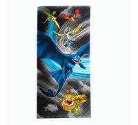 Franco How to Train Your Dragon Toothless Kids Super Soft Cotton Bath/Pool/Beach Towel, 58 in x 28 in, (Offically Licensed Product)