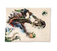 Franco Jurassic World Rebirth Kids Bedding Super Soft Plush Throw Blanket, 46 in x 60 in, (Officially Licensed Product)