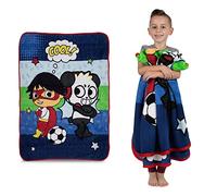 Franco Kids Bedding Soft Plush Micro Raschel Throw, 46 in x 60 in, Ryan's World
