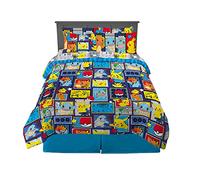 Franco Kids Bedding Super Soft Comforter and Sheet Set with Sham, 7 Piece Full Size, Pokemon
