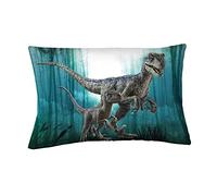 Franco Kids Bedding Super Soft Microfiber Reversible Pillowcase, 20 in x 30 in, Jurassic World Dominion