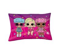Franco Kids Bedding Super Soft Microfiber Reversible Pillowcase, 20 in x 30 in, LOL Surprise