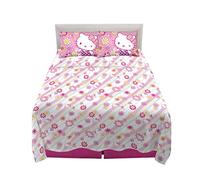 Franco Kids Bedding Super Soft Microfiber Sheet Set, Full, Hello Kitty