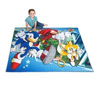 Franco Kids Room Non Slip Area Rug, 69 in x 52 in, Sonic The Hedgehog, Anime