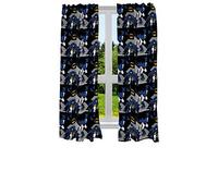 Franco Kids Room Window Curtains Drapes Set, 82 in x 63 in, Batman