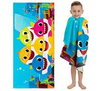 Franco Kids Super Soft Cotton Bath/Pool/Beach Towel, 58 in x 28 in, Baby Shark