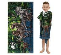 Franco Kids Super Soft Cotton Bath/Pool/Beach Towel, 58 In x 28 In, Jurassic World