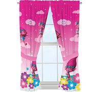 Franco Kids Window Curtain Panels Drapes Set, 82 in x 63 in, Trolls