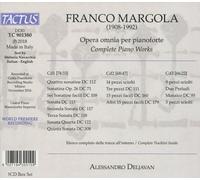FRANCO MARGOLA - COMPLETE PIANO WORKS (3 CD) NEW CD