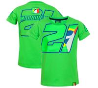Franco Morbidelli MotoGP T-Shirt (Size S) Men's Green VR46 21 Top - New