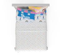 Franco Ms. Rachel Educational Adventures Duvet Set, Super Soft, Cozy, Microfiber, 4-Piece, for Kids, Official Licensed Product