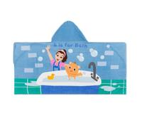 Franco Ms. Rachel Kids Super Soft Bath/Pool/Beach Soft Cotton Terry Hooded Towel Wrap, 24 in x 50 in, (Officially Licensed Product)