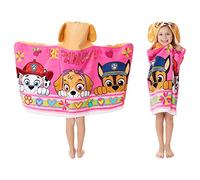 Franco Paw Patrol Pink Bath/Pool/Beach Soft Cotton Terry Hooded Towel Wrap, 24" x 50" Kids