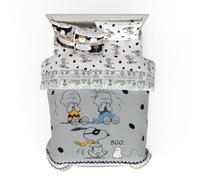 Franco Peanuts Halloween Full Bed Set - Super Soft & Cozy 5 Piece Reversible Comforter and Sheet Set Featuring Snoopy & Charlie Brown, (Officially Licensed Product)