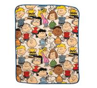 Franco Peanuts Kids Bedding Super Soft Cozy Silk Touch Throw, 40 in x 50 in, (Officially Licensed Product)