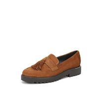 Franco Sarto Women's Carolynn Loafer, Saddle Brown Suede, 6 UK