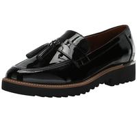 Franco Sarto Women's Carolynn Lug Sole Loafer Flat, Black, 6.5 M US