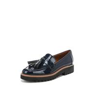 Franco Sarto Women's Carolynn Lug Sole Loafer, Inky Navy Blue Patent, 5 UK