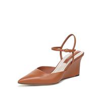 Franco Sarto Womens Cherie, Cognac Brown, 5