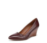 Franco Sarto Women's Frankie Pump, Oxblood Red Leather, 7 UK