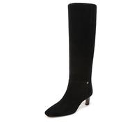 Franco Sarto Women's L-Timmy Fashion Boot, Black Suede, 3 UK