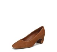 Franco Sarto Womens Salino, Saddle Brown Suede, 5