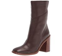 Franco Sarto Women's Stevie Mid Calf Boot, Dark Brown, 4.5 UK