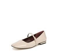 Franco Sarto Women's Tinsley Mary Jane Flats, Beige Patent, 5.5 UK