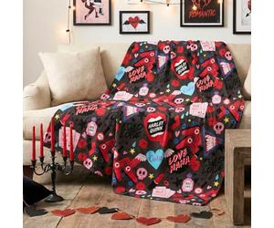 Franco - Super Soft Cozy Plush Collectible Bedding Blanket Harley Quinn Batman Joker 46" x 60" (Official Licensed Product)