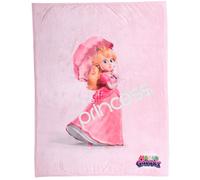 Franco The Super Mario Galaxy Movie Throw Blanket, Princess Peach, Soft Cozy Decorative Blanket for Couch, Bed, or Gaming Room (100% Officially Licensed Product) Collectibles