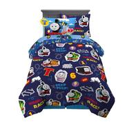 Franco Thomas & Friends Kids Bedding Super Soft Comforter and Sheet Set with Sham, 5 Piece Twin Size, (Officially Licensed Product)