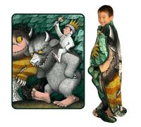Franco Where The Wild Things are Kids Bedding Super Soft Cozy Plush Throw, 46 in x 60 in, (Officially Licensed Product)