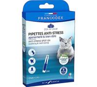 Francodex - 4 Soothing Anti-Stress and Well-being Pipettes for Cats