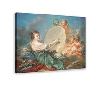 Francois Boucher Allegory of Painting Canvas Art Poster And Wall Art Picture Print Modern Family Bedroom Decor 20x30inch(50x75cm)