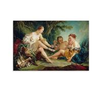 François Boucher Outstanding Works Poster Diana after The Hunt Painting On Canvas Wall Art Scroll Picture Print Living Room Walls Decor Homes 08x12inch(20x30cm)