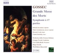 Invernizzi, Roberta - GOSSEC: Grande Messe des Morts / Symphonie a 17 parties