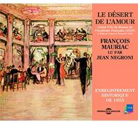 Francois Mauriac - Le Desert De L'Amour - Lu Par Jean Negroni