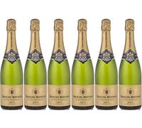 Francois Montand Sparkling Wine - Traditional Method - Blanc de Blancs Brut - France (6 x 0.75 L)