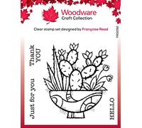 Francoise Collection - Clear Magic Stamp Set - Succulent Display Transparent 4 x 4 inches FRS092