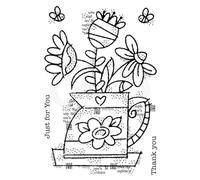 Francoise Collection - Clear Stamp - Flower Jug