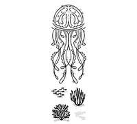 Francoise Collection - Jelly Fish - Clear Stamp Set